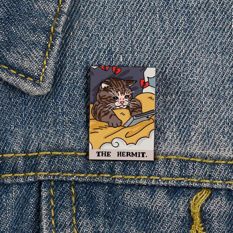 Embroidery Fish - Sıcak satış Tarot marka üzgün kedi