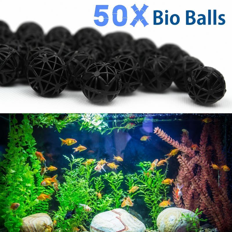 Water Soluble Stabilizer - 50 Adet 16mm Akvaryum Biyolojik Filtre