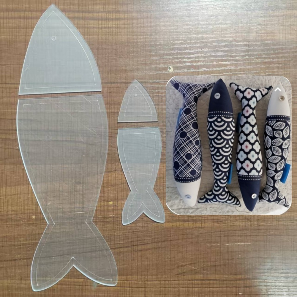 Embroidery Fish - Balık Kapitone Şablonu Akrilik Dikiş Aracı