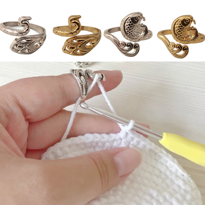 Embroidery Fish - Halka Örgü Döngü Tığ Aracı Ayarlanabilir