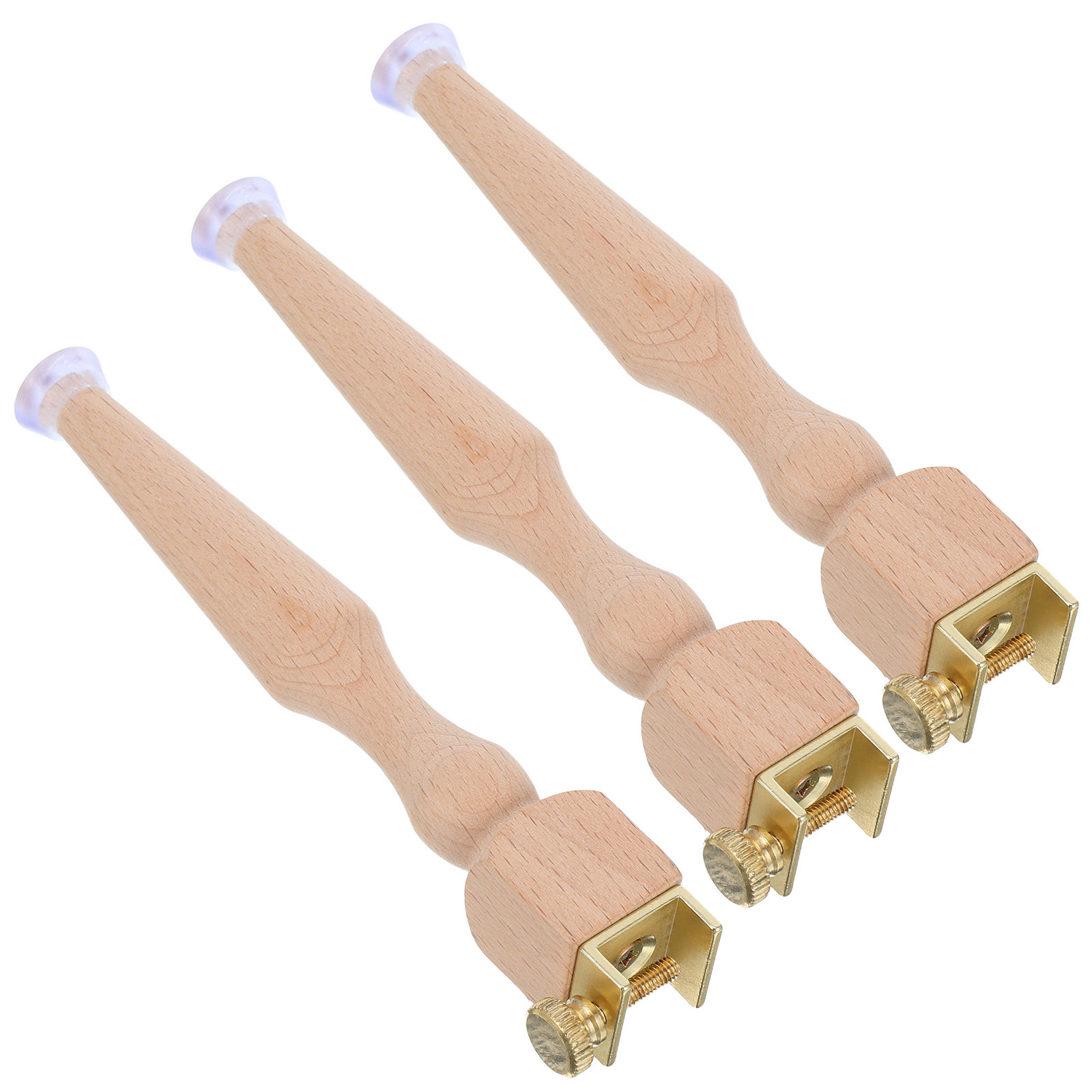Embroidery Hoop Stand - 3 Adet Ahşap Nakış Çemberi Standı,