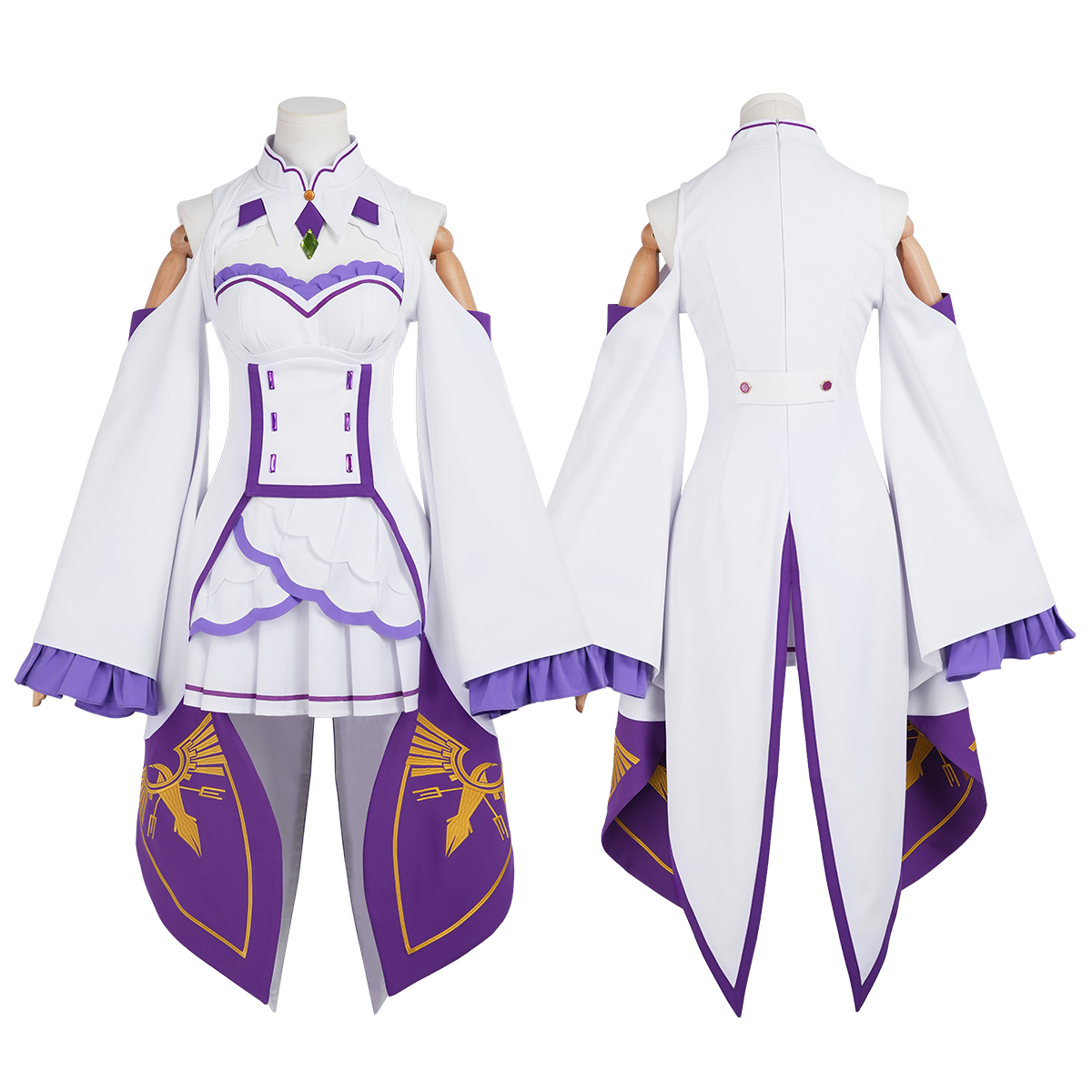 Embroidery Skirt - HOLOUN Zero Anime Emilia Cosplay Kostüm