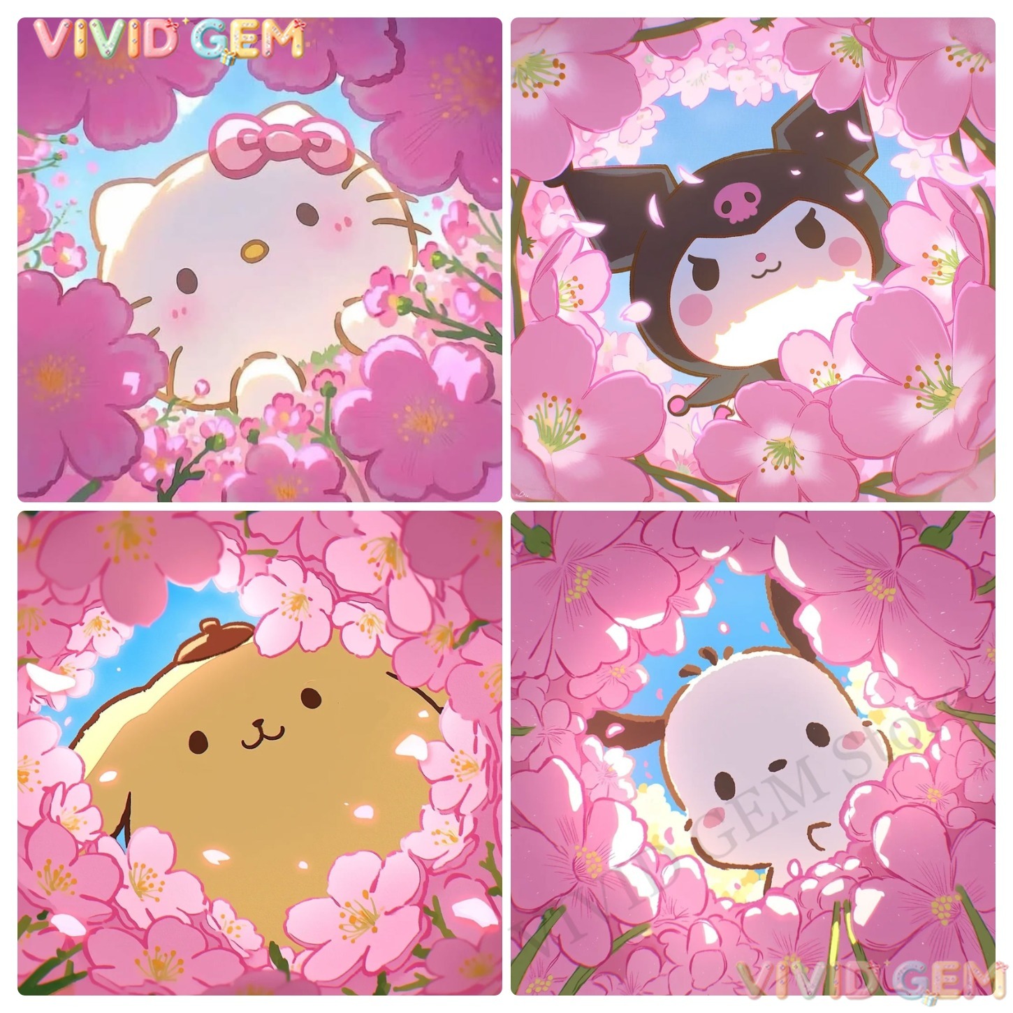 Embroidery Room - VIVID GEM Sanrio Tam Kaplama Elmas