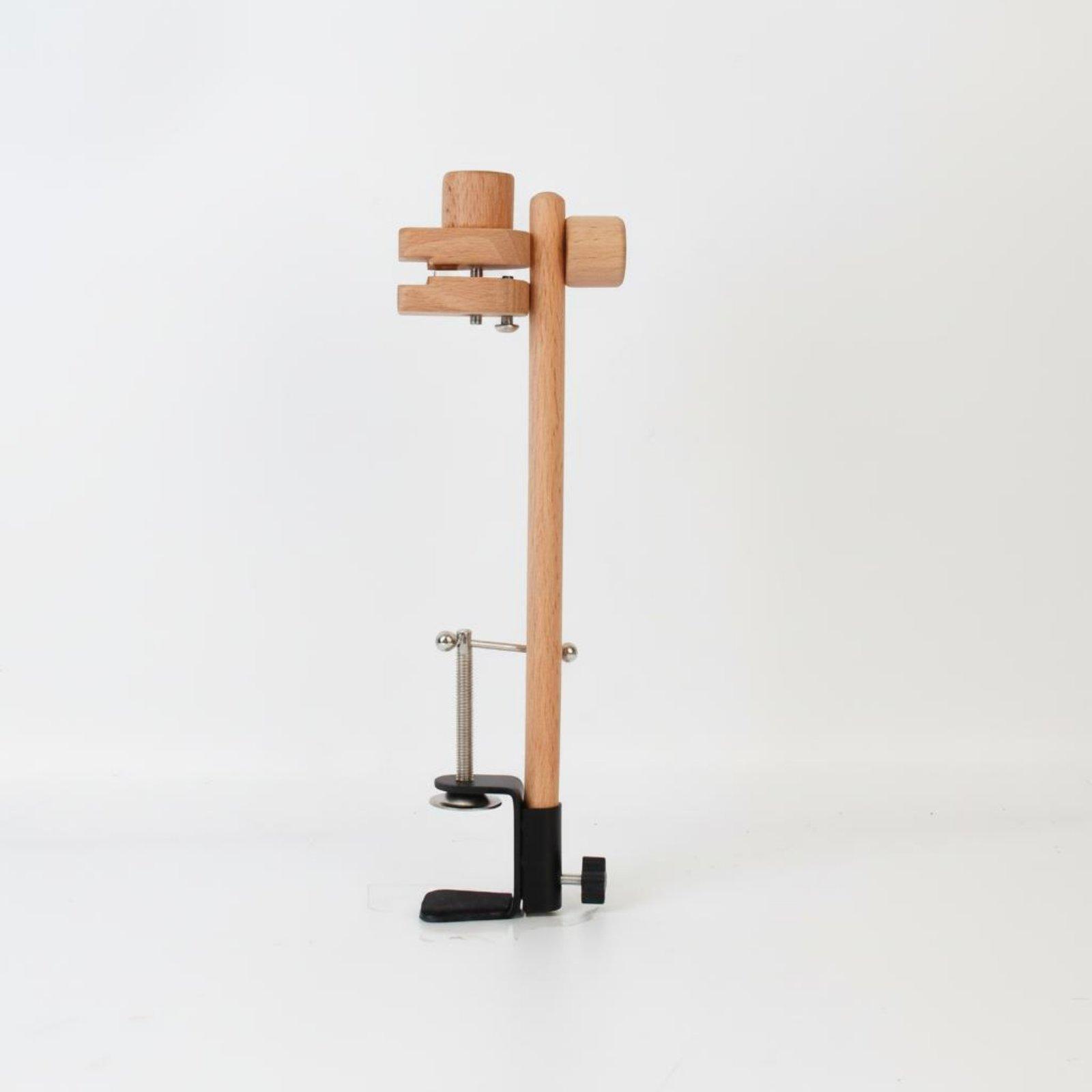 Embroidery Hoop Stand - Ahşap Masaüstü Nakış Kasnağı Çerçevesi, Döner