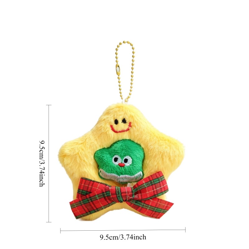 3'lü Paket Peluş Nakışlı Noel  - Embroidery Xmas Ornaments incelemesi ve fiyatı