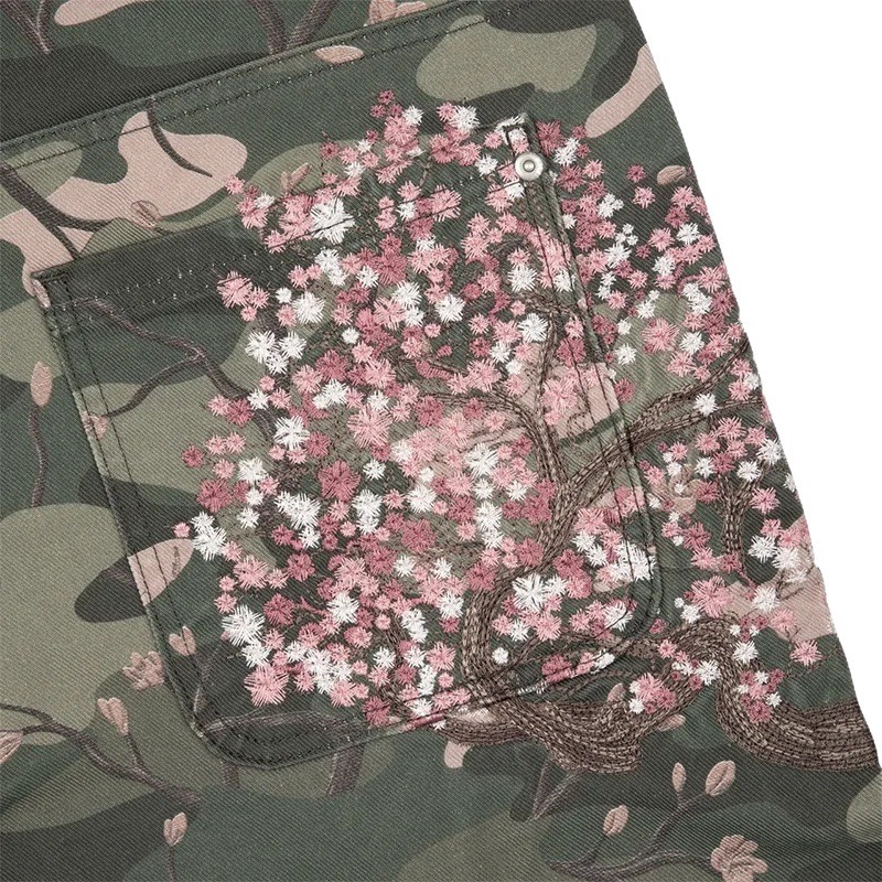 Erkek Kot Y2K Sakura Nakış Kam - Embroidery Jeans Sakura incelemesi ve fiyatı