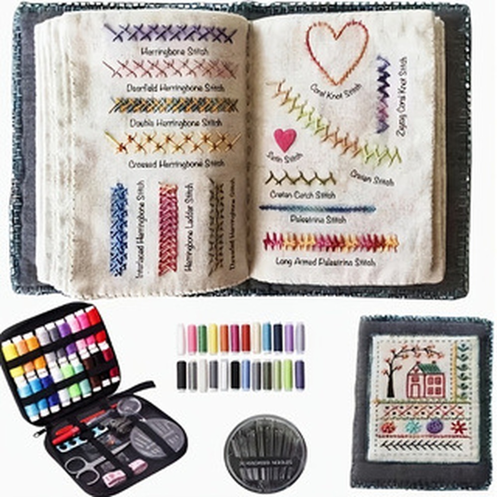 Nakış Patchwork Seti Dikiş Des - Needle Book Organizer incelemesi ve fiyatı