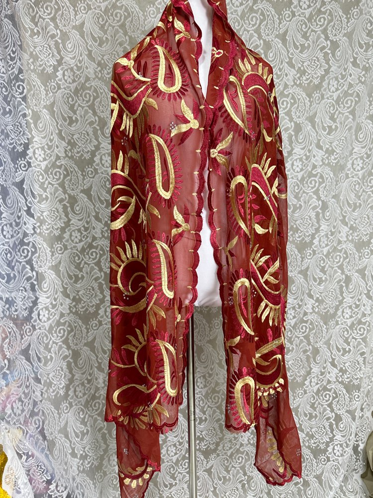 Toptan Geleneksel Etnik Şifon  - Embroidery Pashmina incelemesi ve fiyatı