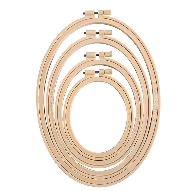 Taklit bambu plastik Oval ahşa - Embroidery Hoop Stand incelemesi ve fiyatı