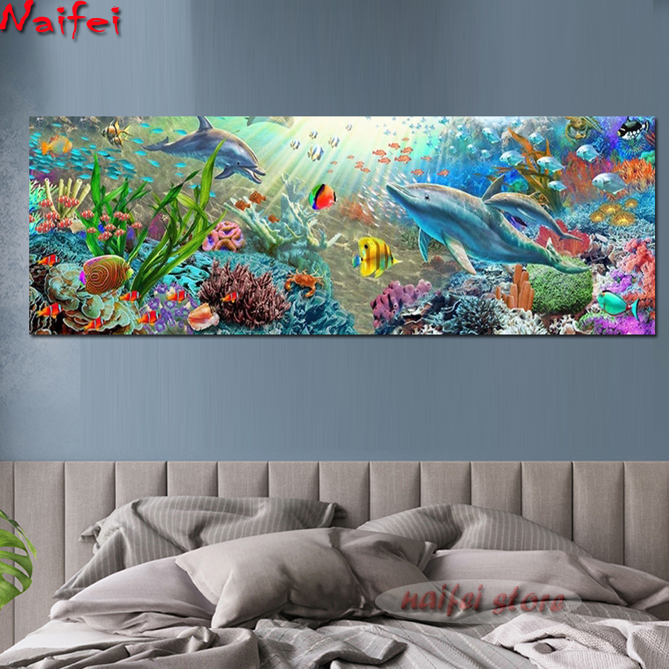 Büyük Boy 5D DIY Elmas Boyama  - Embroidery Fish incelemesi ve fiyatı
