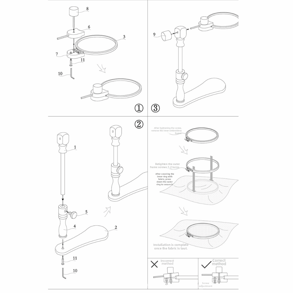 Ayarlanabilir Yükseklikte, 360 - Embroidery Hoop Stand incelemesi ve fiyatı