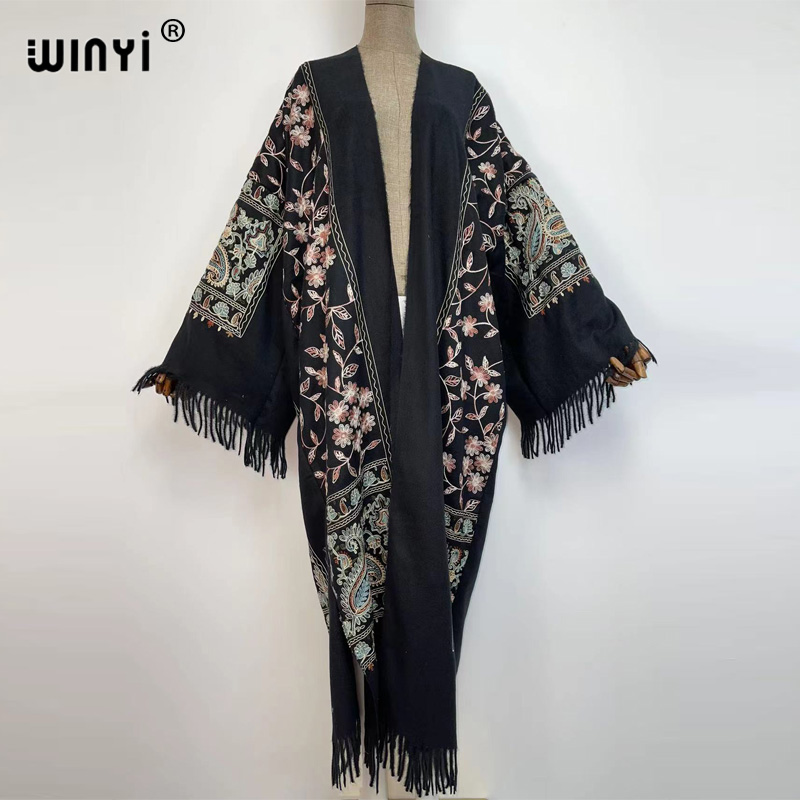 WINYI Kışlık Kadın Püsküllü Pa - Embroidery Pashmina incelemesi ve fiyatı