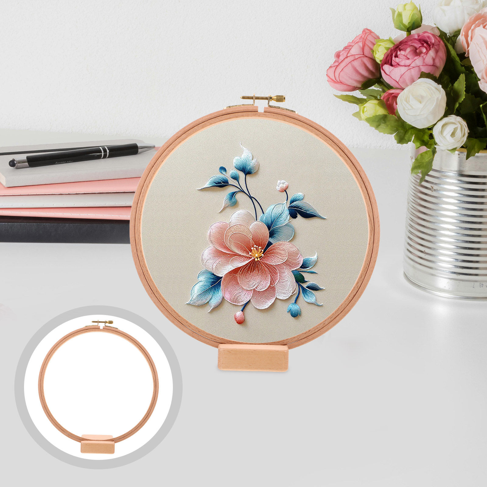 1 Adet Çapraz Dikiş Standı, Ay - Embroidery Hoop Stand incelemesi ve fiyatı
