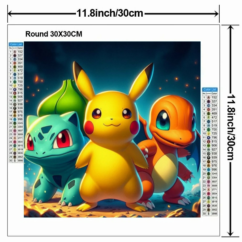 Karikatür Pokémon 5D DIY Elmas - Embroidery Room incelemesi ve fiyatı