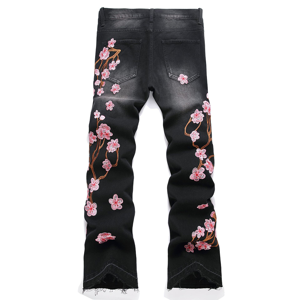 Erkekler Sakura Nakış Denim Ko - Embroidery Jeans Sakura incelemesi ve fiyatı
