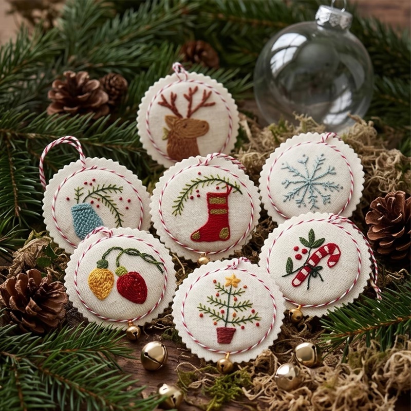 Yeni Başlayan Yetişkinler İçin - Embroidery Xmas Ornaments incelemesi ve fiyatı