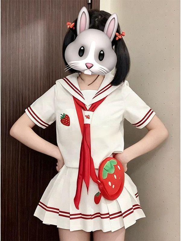 2026 Anime JK Üniforması Çilek - Embroidery Skirt incelemesi ve fiyatı