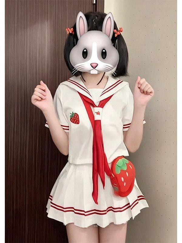 2026 Anime JK Üniforması Çilek - Embroidery Skirt incelemesi ve fiyatı