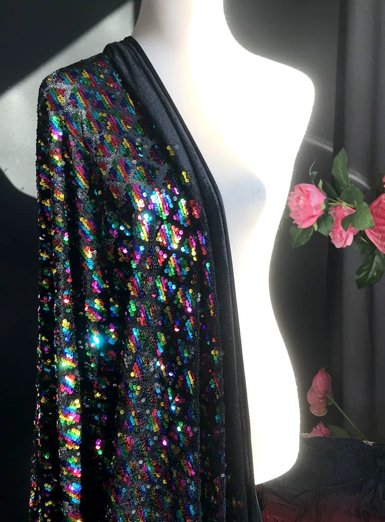 1 yard kadife tabanlı, elmas d - Embroidery Skirt incelemesi ve fiyatı