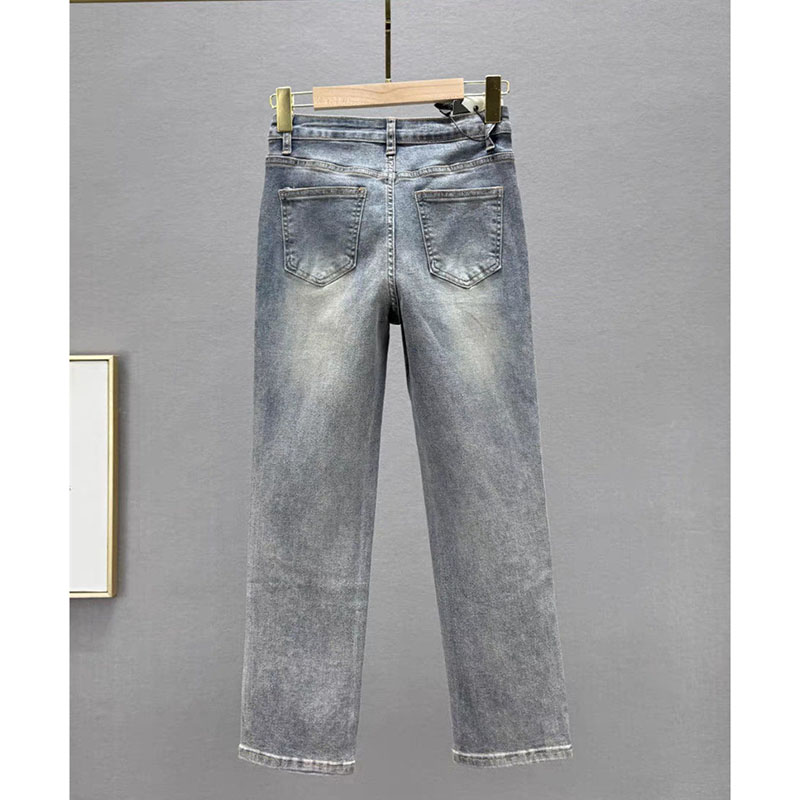 Yaz Lüks Hollow Out Elmas Düz  - Embroidery Jeans Sakura incelemesi ve fiyatı
