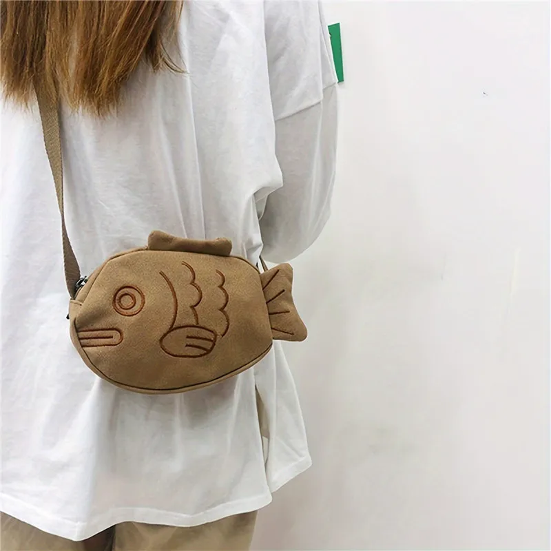 Balık Şekli Kanvas Messenger Ç - Embroidery Fish incelemesi ve fiyatı